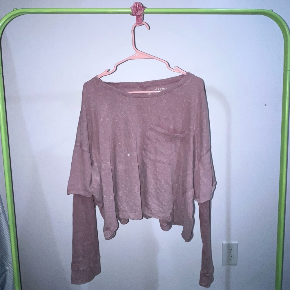 Pink Long Sleeve Top
